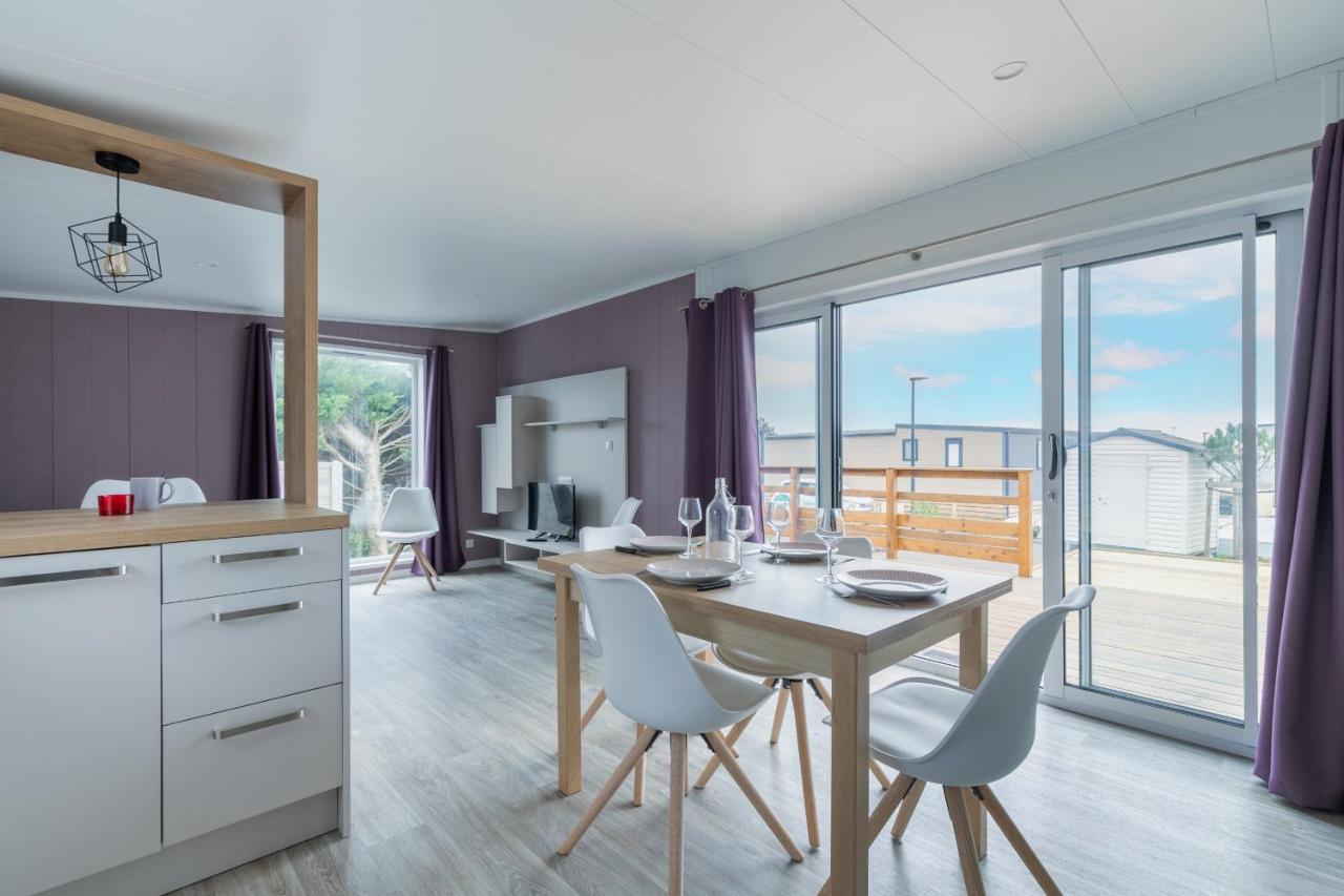 Beau Chalet Pour 4 Pers - Acces Piscine Chauffee 布雷蒂诺斯梅尔 外观 照片