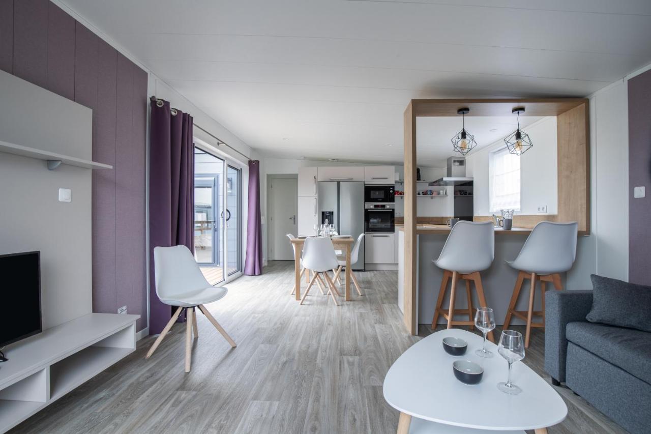 Beau Chalet Pour 4 Pers - Acces Piscine Chauffee 布雷蒂诺斯梅尔 外观 照片