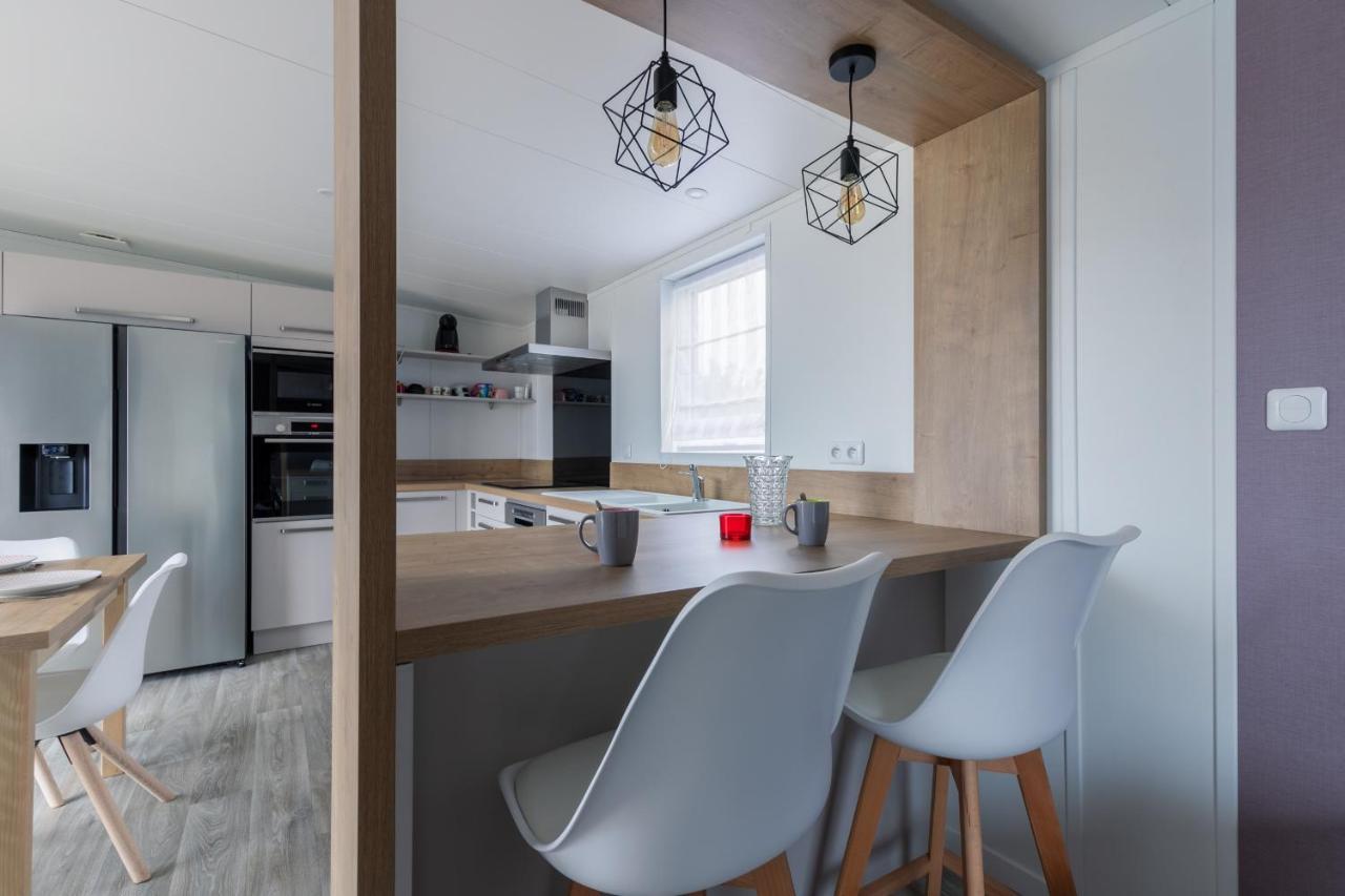 Beau Chalet Pour 4 Pers - Acces Piscine Chauffee 布雷蒂诺斯梅尔 外观 照片