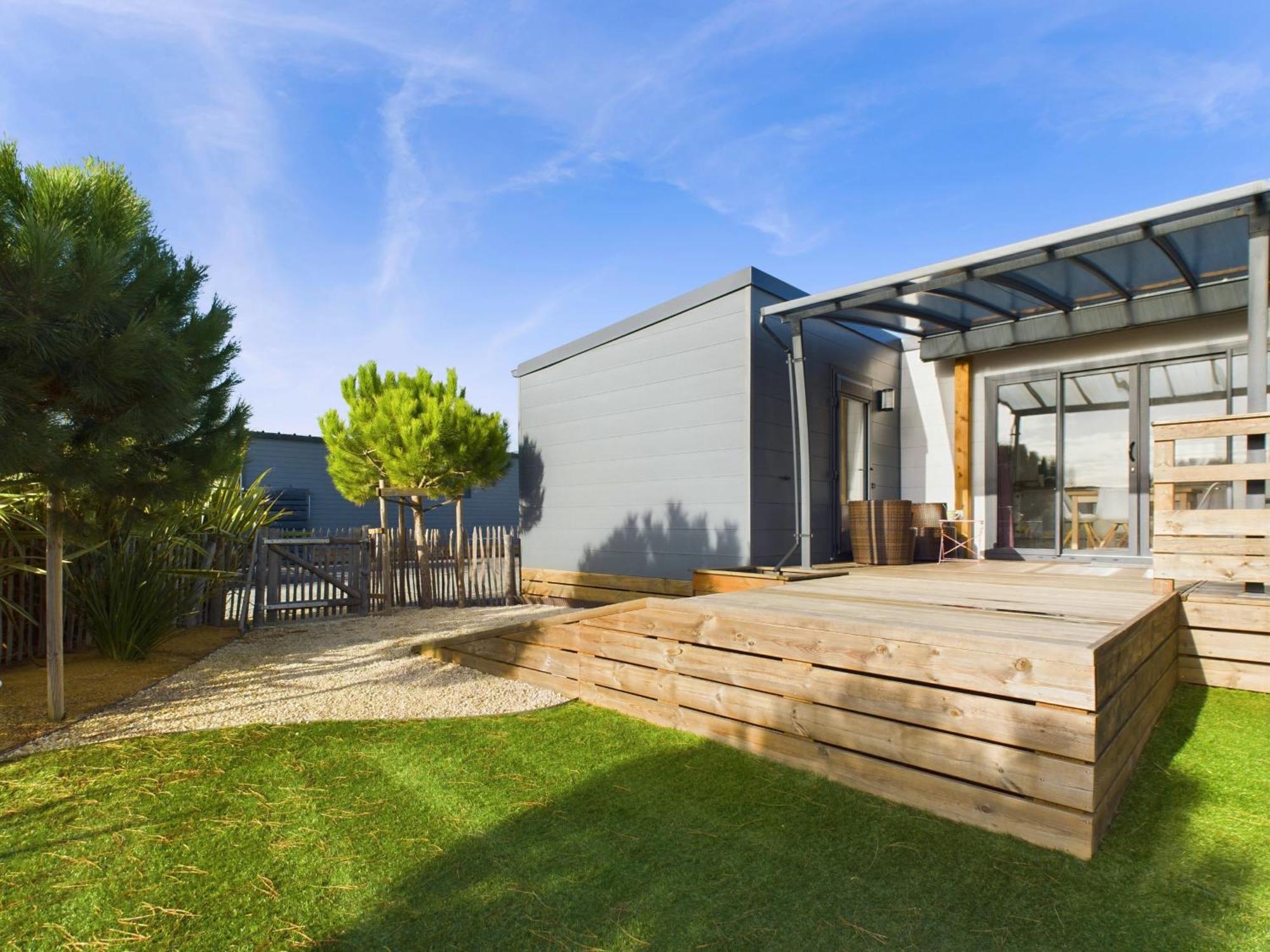 Beau Chalet Pour 4 Pers - Acces Piscine Chauffee 布雷蒂诺斯梅尔 外观 照片