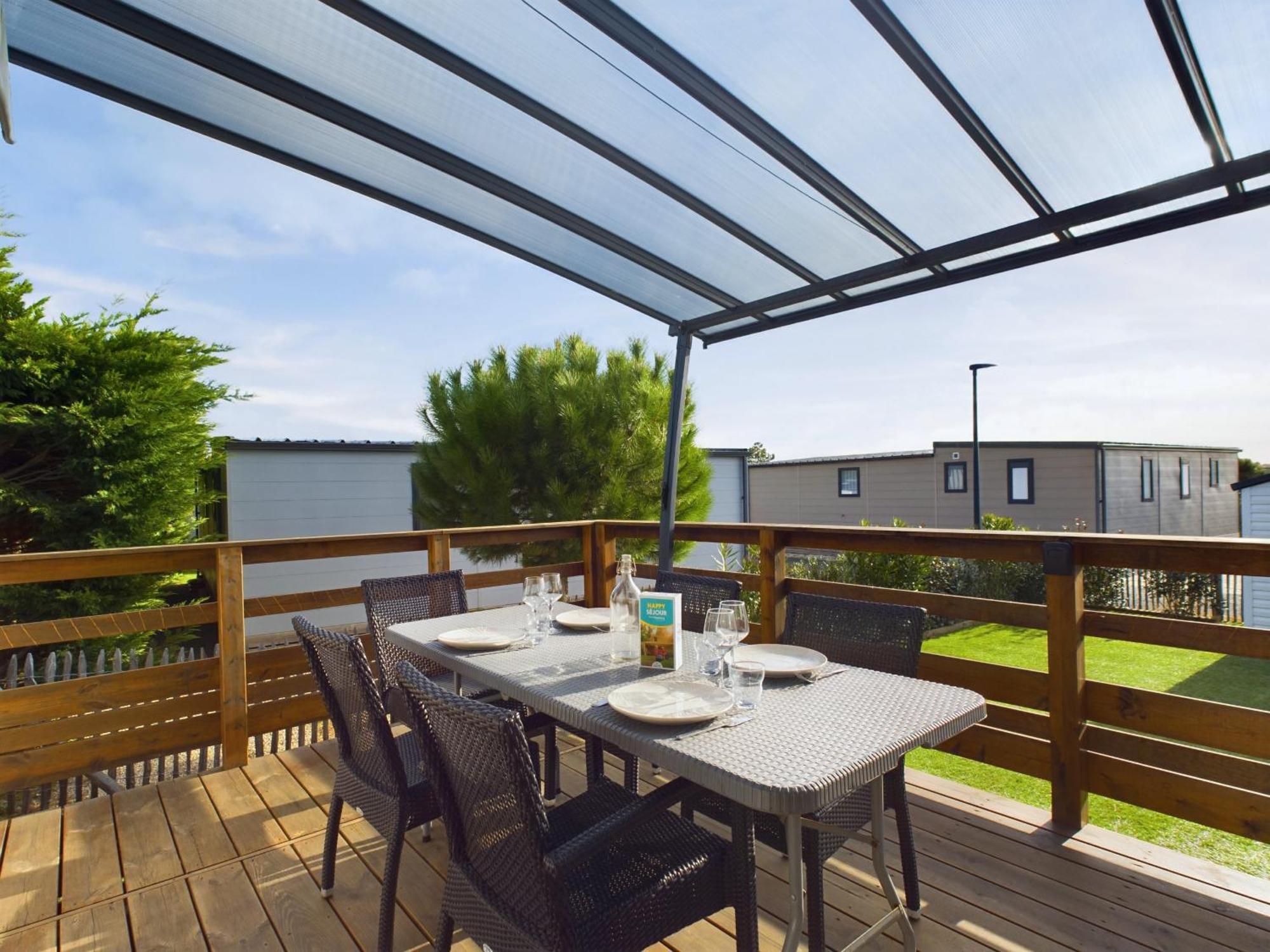 Beau Chalet Pour 4 Pers - Acces Piscine Chauffee 布雷蒂诺斯梅尔 外观 照片